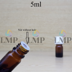 Chai tinh dầu nắp dày 5ml