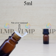 Chai tinh dầu nắp dày 5ml