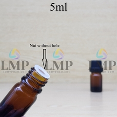 Chai tinh dầu nắp dày 5ml
