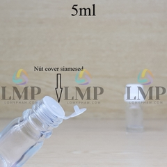 Chai tinh dầu nắp dày 5ml