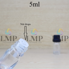 Chai tinh dầu nắp dày 5ml