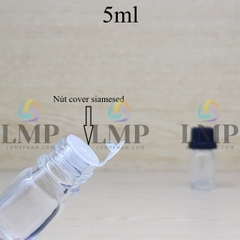 Chai tinh dầu nắp dày 5ml
