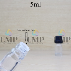 Chai tinh dầu nắp dày 5ml