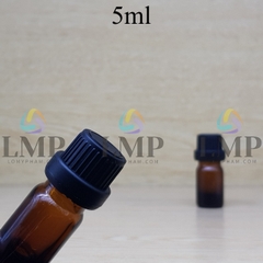 Chai tinh dầu nắp dày 5ml