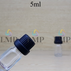 Chai tinh dầu nắp dày 5ml