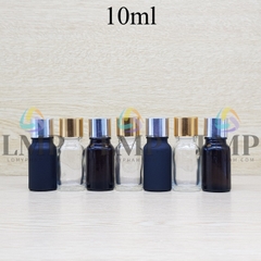 Chai tinh dầu nắp xi KO viền 10ml