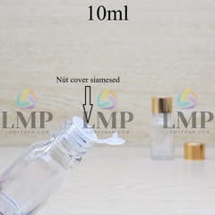 Chai tinh dầu nắp xi KO viền 10ml