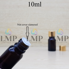 Chai tinh dầu nắp xi KO viền 10ml