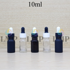 Chai tinh dầu nắp bóp khoen nhựa sọc 10ml