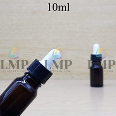 Chai tinh dầu nắp bóp khoen nhựa sọc 10ml