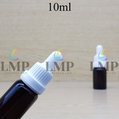 Chai tinh dầu nắp bóp sọc dày 10ml