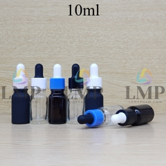 Chai tinh dầu nắp bóp khoen nhựa trơn 10ml
