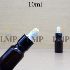 Chai tinh dầu nắp bóp khoen nhựa trơn 10ml
