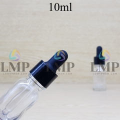 Chai tinh dầu nắp bóp khoen nhựa trơn 10ml