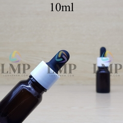 Chai tinh dầu nắp bóp khoen nhựa trơn 10ml