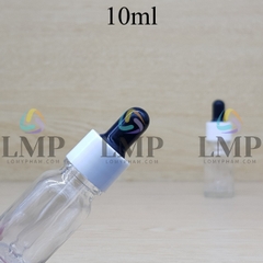 Chai tinh dầu nắp bóp khoen nhựa trơn 10ml