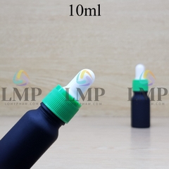 Chai tinh dầu nắp bóp khoen nhựa sọc 10ml