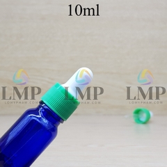 Chai tinh dầu nắp bóp khoen nhựa sọc 10ml