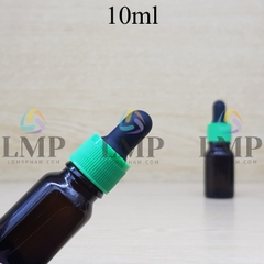Chai tinh dầu nắp bóp khoen nhựa sọc 10ml