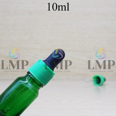 Chai tinh dầu nắp bóp khoen nhựa sọc 10ml