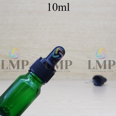 Chai tinh dầu nắp bóp khoen nhựa sọc 10ml