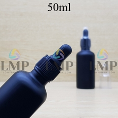 Chai tinh dầu phun mờ nắp bóp khoen nhựa sọc có nắp chụp 50ml