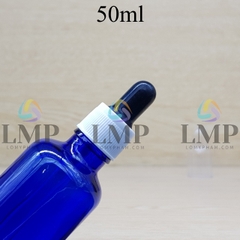 Chai tinh dầu nắp bóp khoen nhựa sọc có nắp chụp 50ml