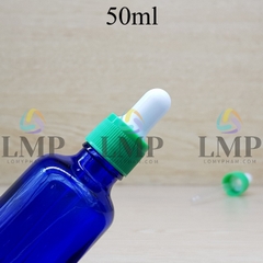 Chai tinh dầu nắp bóp khoen nhựa sọc 50ml