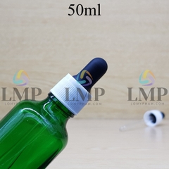 Chai tinh dầu nắp bóp khoen nhựa sọc 50ml