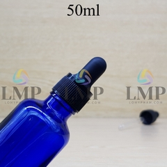 Chai tinh dầu nắp bóp khoen nhựa sọc 50ml