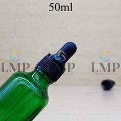 Chai tinh dầu nắp bóp khoen nhựa sọc 50ml