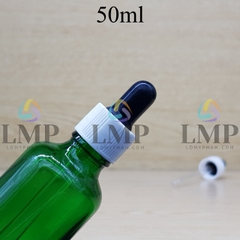 Chai tinh dầu nắp bóp khoen nhựa sọc 50ml