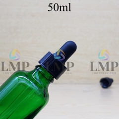 Chai tinh dầu nắp bóp khoen nhựa sọc 50ml