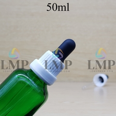 Chai tinh dầu nắp bóp sọc dày 50ml
