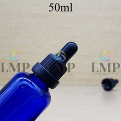 Chai tinh dầu nắp bóp sọc dày 50ml