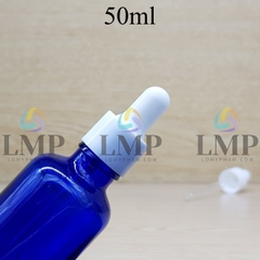 Chai tinh dầu nắp bóp khoen nhựa trơn 50ml