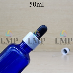 Chai tinh dầu nắp bóp khoen nhựa trơn 50ml