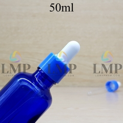 Chai tinh dầu nắp bóp khoen nhựa trơn 50ml