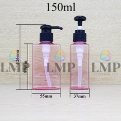 Chai lotion vuông vòi dài