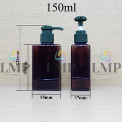 Chai lotion vuông vòi dài