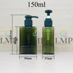 Chai lotion vuông vòi dài