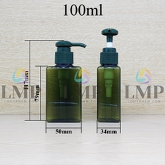 Chai lotion vuông vòi dài