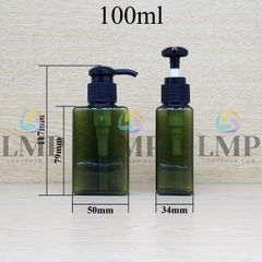 Chai lotion vuông vòi dài