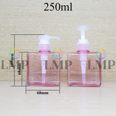 Chai lotion vuông vòi dài