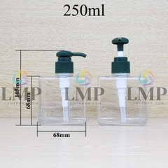 Chai lotion vuông vòi dài