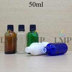 Chai tinh dầu nắp nhựa mỏng 50ml