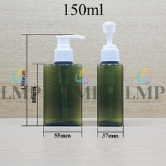 Chai lotion vuông vòi van sọc