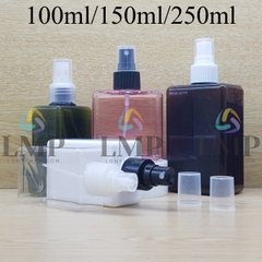 Chai lotion vuông phun sương