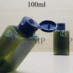 Chai lotion vuông nắp bật sọc