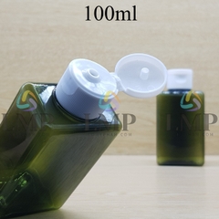 Chai lotion vuông nắp bật sọc